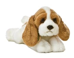 BASSET HOUND LUVABLE AURORA BABIES PLUSH TOY 8"