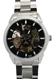 Daybird - Montre Femme - Automatique - Acier inoxydable - Osseux squelette cadran noir automatique en acie