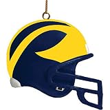 Michigan Wolverines Memory Company Team 3 inch Helmet Ornament (3 pack) NCAA College Athletics Fan Shop Sports Team Merchandise