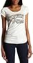 Southpole Junior's U-Neck S/Side Shirring,Cream,Medium