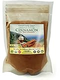 Organic Ceylon Cinnamon Powder, 1.16 lb, Premium Grade, Freshly Harvested, Packed, Ground in Beautiful Sri Lanka w/ Complimentary E-Book, Secrets of Cinnamon