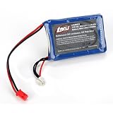 7.4V 1650mAh 2 Cell LiPo 20C: Mini-T, MLST/2, MB