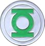 Men's GREEN LANTERN Punk Rock Metal Belt Buckle