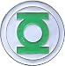 Men's GREEN LANTERN Punk Rock Metal Belt Buckle