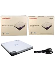 PC Accessory: Pioneer BDR-XD05W External Slim Portable Blu-ray BDXL BD DVD CD Burner Writer Drive - Produplicator