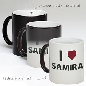 KOO Interactive-Tasse Mug Magique Personnalise I Love Samira