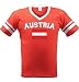 Austria Flag International Soccer Style Ringer T-shirt,... Austria Flag International Soccer Style Ringer T-shirt,...