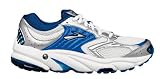  : Brooks Men's Beast Running Shoe,White/Nautical/Sil,9 EE