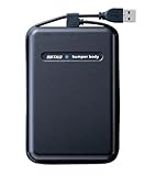BUFFALO USB2.0対応 耐衝撃ポータブルHDD TurboUSB機能搭載 250GB ブラック HD-PS250U2-BK