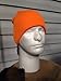 Blaze Orange Winter Safety Watch Beanie Hat