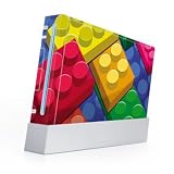 Nintendo Wii Skin and Matching controller skin Bricks
