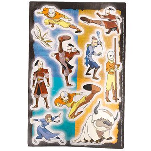 Party Supplies - Avatar Sticker Sheets (2)