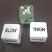 Novelty Toy Glow in the Dark Erotic Dice (Set of 3)