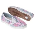 DVS Chase Pink Plaid Canvas Women's Skate Shoes