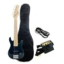 Austin Bazaar Kid's Black Electric Guitar Set with Amp
