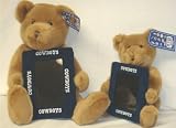 Set of 2 Dallas Cowboys NFL Plush Teddy Bears with Picture Frames