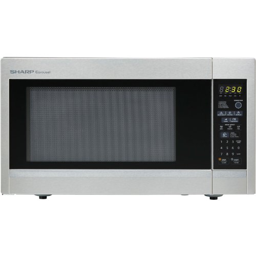 Sharp Carousel 1.8 Cu. Ft. 1100W Countertop Microwave Oven with