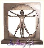 Leonardo Vitruvian Man Bronze Sculpture