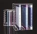 Acrylic CD/DVD Holder - Holds 7 DVDs or 14 CDs