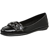 Aerosoles Women's Beth  Flat,Black Patent,8.5 M US