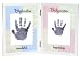 The Grandparent Gift Co. Sweet Somethings Handprint Frame, Big Brother/Baby Sister