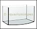 40x25x25 cm GEWÖLBT Aquarium 40 Becken Süßwasser Meerwasser 25 L Glasbecken