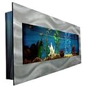 Searenity Wall Mounted Aquariums DORADO in Brushed Aluminum
