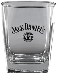 Kitchen: Jack Daniels Licensed Barware Bug Swing Logo Double Old Fashioned Glass - Henry Cornell and Associates