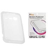 GTMax Clear Soft Rubber Silicone Skin Protector Cover Case + Clear LCD Scre ....