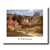 Camille Pissarro French Landscape House Girl Woman Home Decor Wall Picture 16x20 Art Print