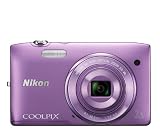 Nikon COOLPIX S3500 Compact Digital Camera - Purple (20.1MP, 7x Optical Zoom) 2.7 inch LCD