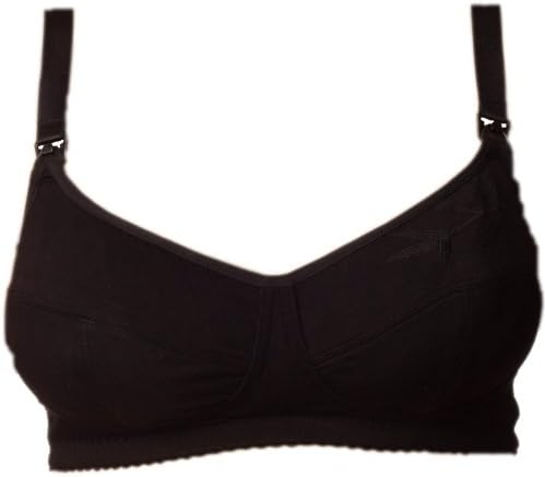 Womama Bamboo Evolve 3/4-Cup Nursing Bra, Black
