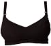 Womama Bamboo Evolve 3/4-Cup Nursing Bra, Black