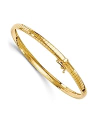 Leslies 14k 4mm Domed Omega