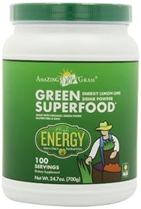 Amazing Grass Energy Green Superfood Powder 100 Servings, 24.7-Ounce