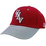 HAT CAP NEVADA LAS VEGAS UNLV RUNNIN REBELS RED GRAY FITTED 7 1/8 NCAA LICENSED