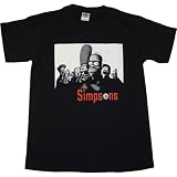 Simpsons Simpranos Mobsters Sopranos Spoof Men's T-Shirt