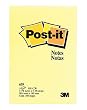 Post-it&reg; Notes, Original Pad, 4 Inches x 6 Inches, Canary Yellow, 12 Pads per Pack