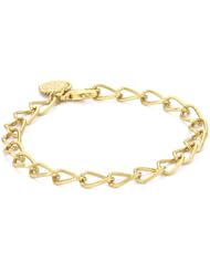 The Vatican Library Collection Gold Tone Charm Link Bracelet