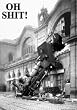 Oh Shit - Train Wreck - 24x36 Poster