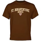 NCAA St. Bonaventure Bonnies Team Arch T-Shirt - Brown