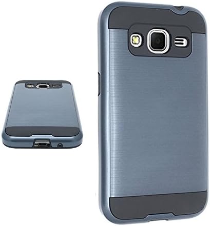Galaxy Core Prime Case, Prevail LTE Case, Cimio [Dual Layer] 2-Piece Style Hybrid Shockproof Hard Case Cover for Samsung Galaxy Core Prime / Galaxy Prevail LTE (SM-G360) (Blue)