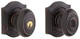 Baldwin 5238.112.ENTR Bethpage Knob Keyed Entry Set, Venetian Bronze