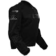 Speed and Strength Under the Radar Men's Textile Street Racing Motorcycle Jacket w/ Free B&F Heart Sticker - Black