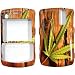 Brown Wood with Nailed Marijuana Leaf Design Snap-On Cover Hard Case Cell Phone Prote...
