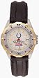 Indianapolis Colts Superbowl Xli Champs All Star Ladies Black Leather Strap Watch