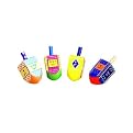 Large Hand Painted Dreidels 8 pcs