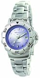 Kahuna K1M-050L Ladies Stainless Steel Bracelet Watch with Lilac Dial