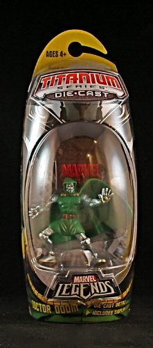  DOCTOR DOOM Marvel Legends Titanium Series * 3 INCH * Die Cast Figure and Display Stand