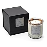 Semi-Precious Petrified Wood Candle, 16-Ounce